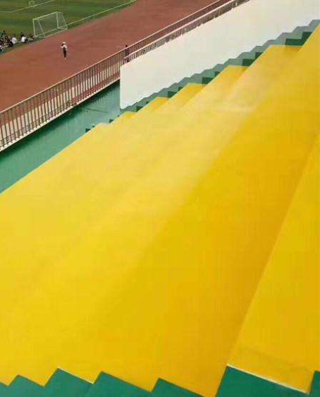 石林球场台阶翻新修补改造